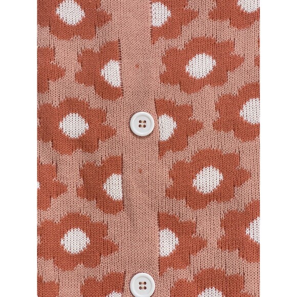 Pet Posse Pink Flower Harness Hole Pull On Sweater Sz XL New - Picture 2 of 5